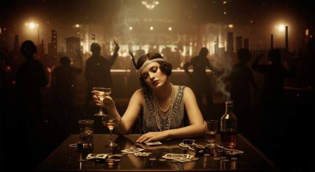 Jazz Age Dark Flapper Aftermath
