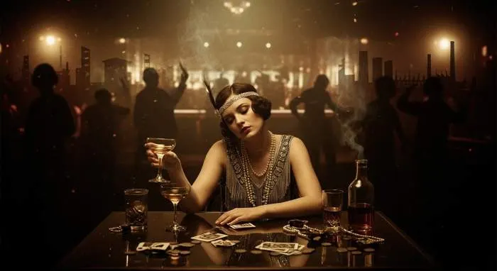 Jazz Age Dark Flapper Aftermath