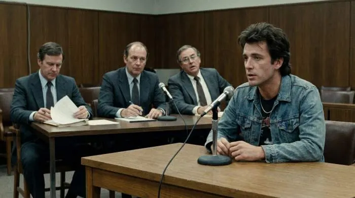 Dee Snider testifying at 1985 PMRC hearings over explicit lyrics sticker