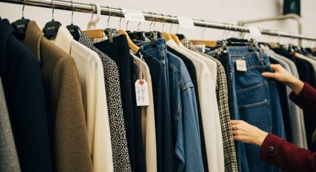 Sustainable Thrifting Quality Fabrics Timeless Style