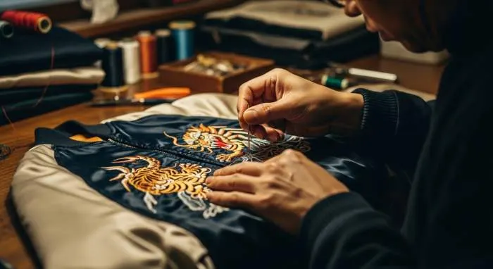 Yokosuka Embroidered Jacket Handcraft